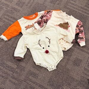 12 m holiday bubble romper